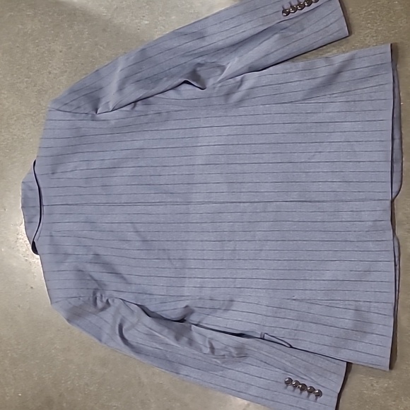 MADEWELL YARN DYED PINSTRIPE BLUE BLAZER - Picture 12 of 12